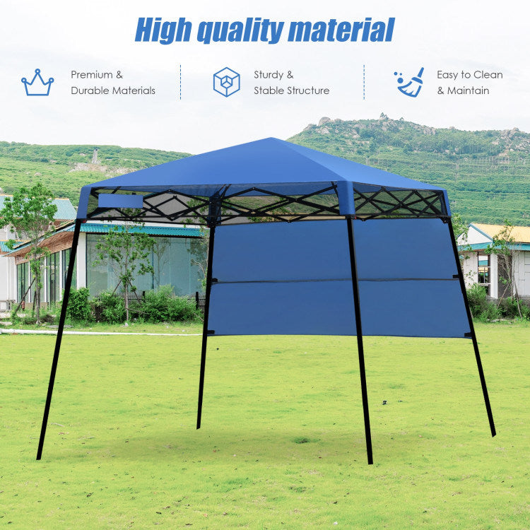 6 x 6 Feet Pop-up Canopy Tent with Carry Bag and 4 Stakes