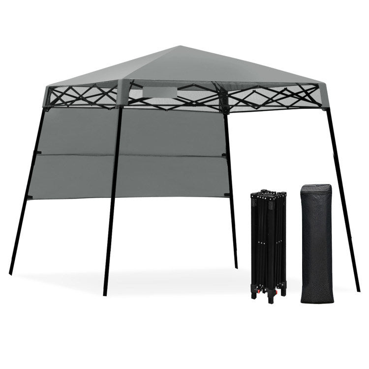 6 x 6 Feet Pop-up Canopy Tent with Carry Bag and 4 Stakes