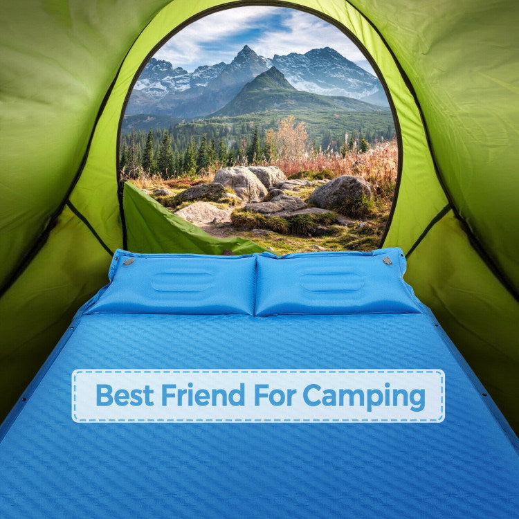 Self-Inflating Camping Outdoor Sleeping Mat with Pillows