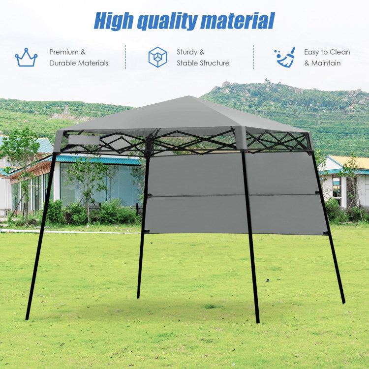 6 x 6 Feet Pop-up Canopy Tent with Carry Bag and 4 Stakes