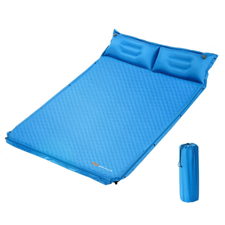 Self-Inflating Camping Outdoor Sleeping Mat with Pillows