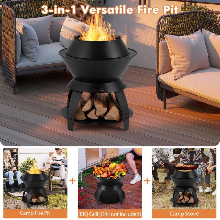 20 Inch Patio Fire Pit