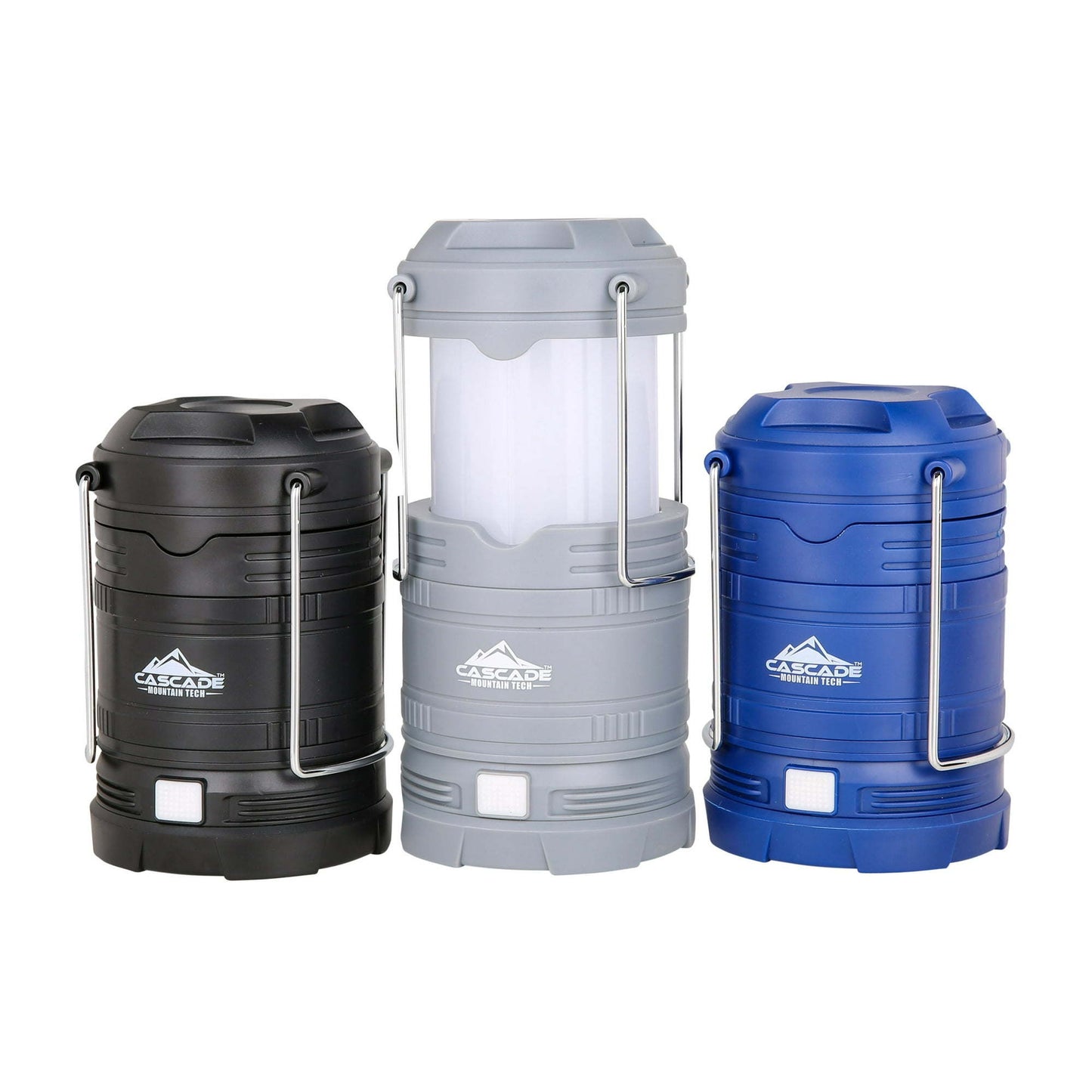 Cascade Mountain Tech 250 Lumen Camping Lanterns- including 3 x AA batteries per lantern