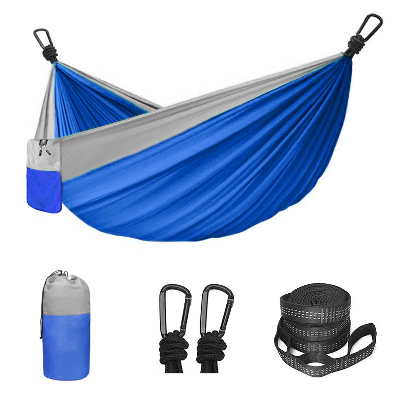 Camping Hammock Double & Single Portable Hammock With 2 Tree Straps And 2 Carabiners - DragonHearth