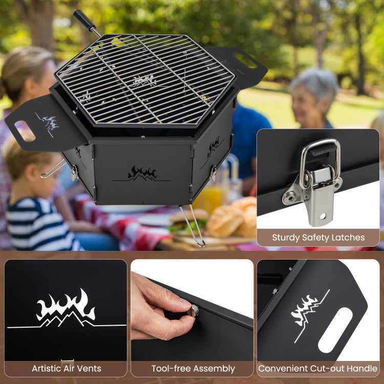 Portable Charcoal Grill Stove