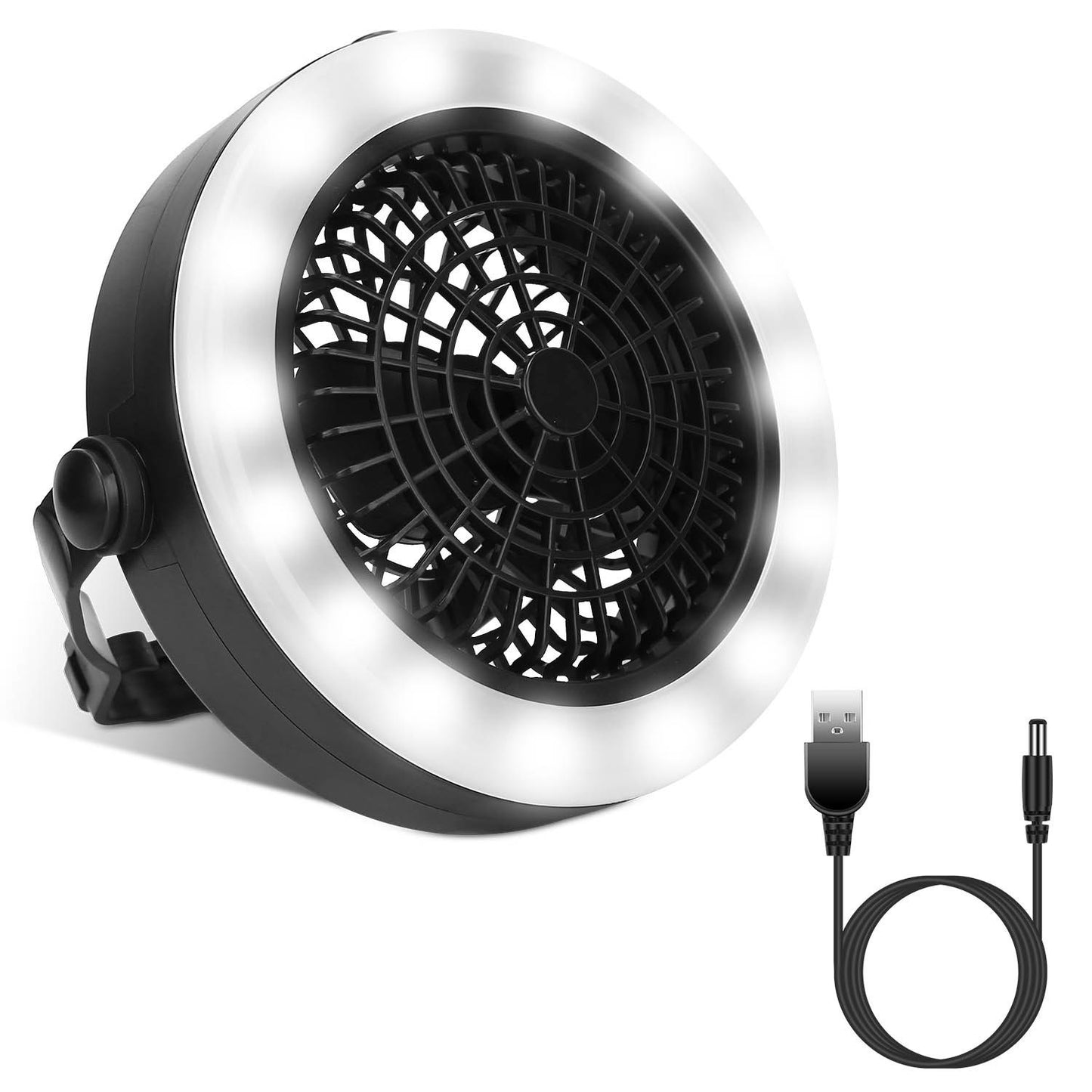 Portable Camping LED Fan 2 in 1 - DragonHearth