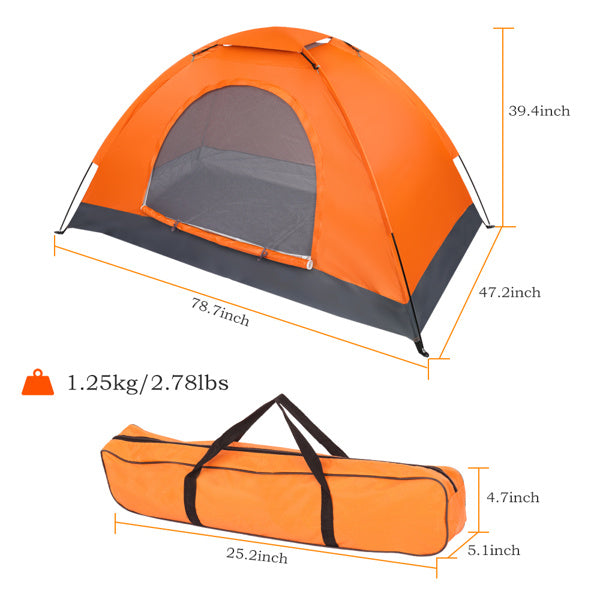 1-Person Waterproof Camping Dome Tent - Automatic Pop Up - DragonHearth