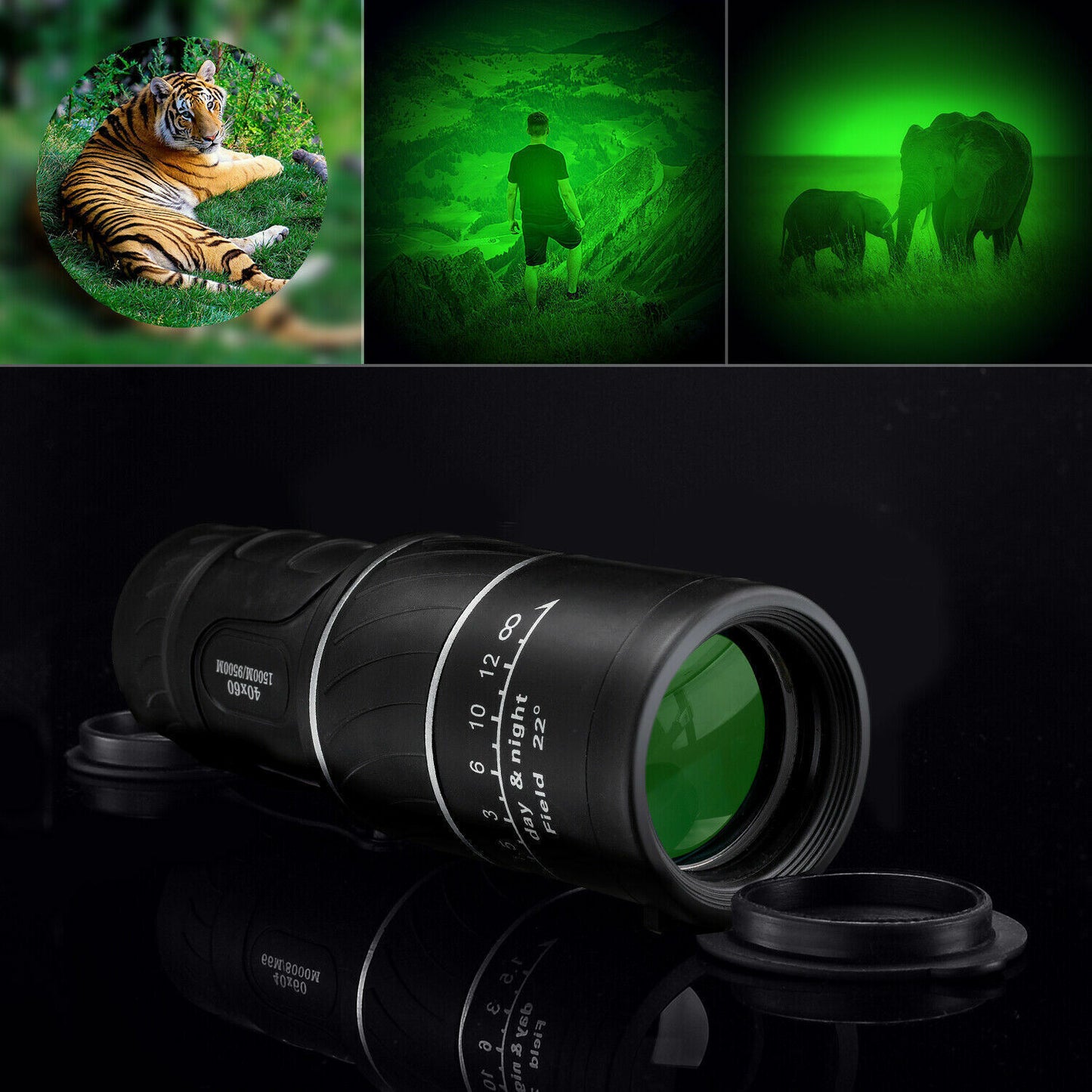 40x60 Day Night Vision HD Handheld Telescope