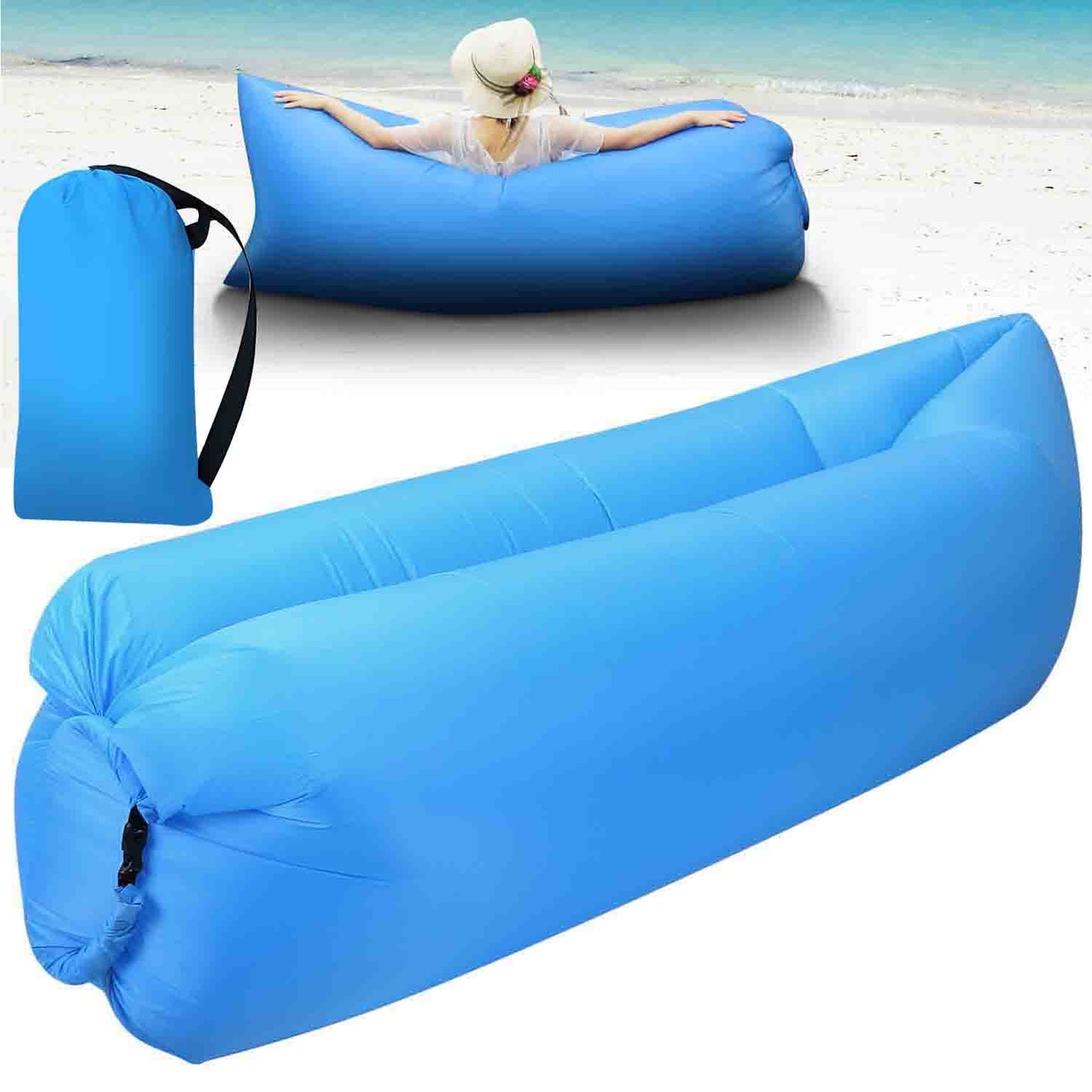 Inflatable Lounger Air Sofa - DragonHearth