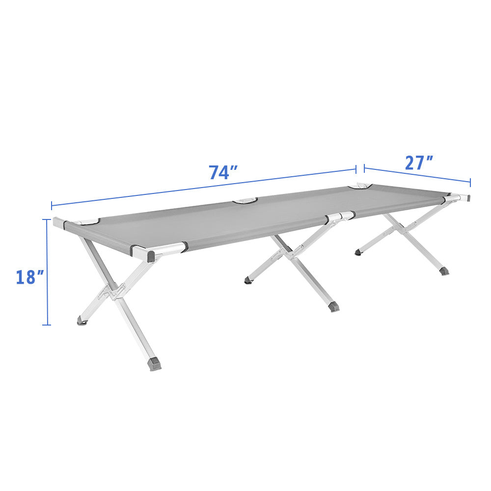 Folding Camping Cot with Carrying Bag - DragonHearth