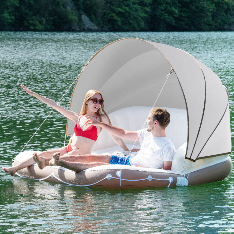 Inflatable Pool Float Lounge Swimming Raft - DragonHearth