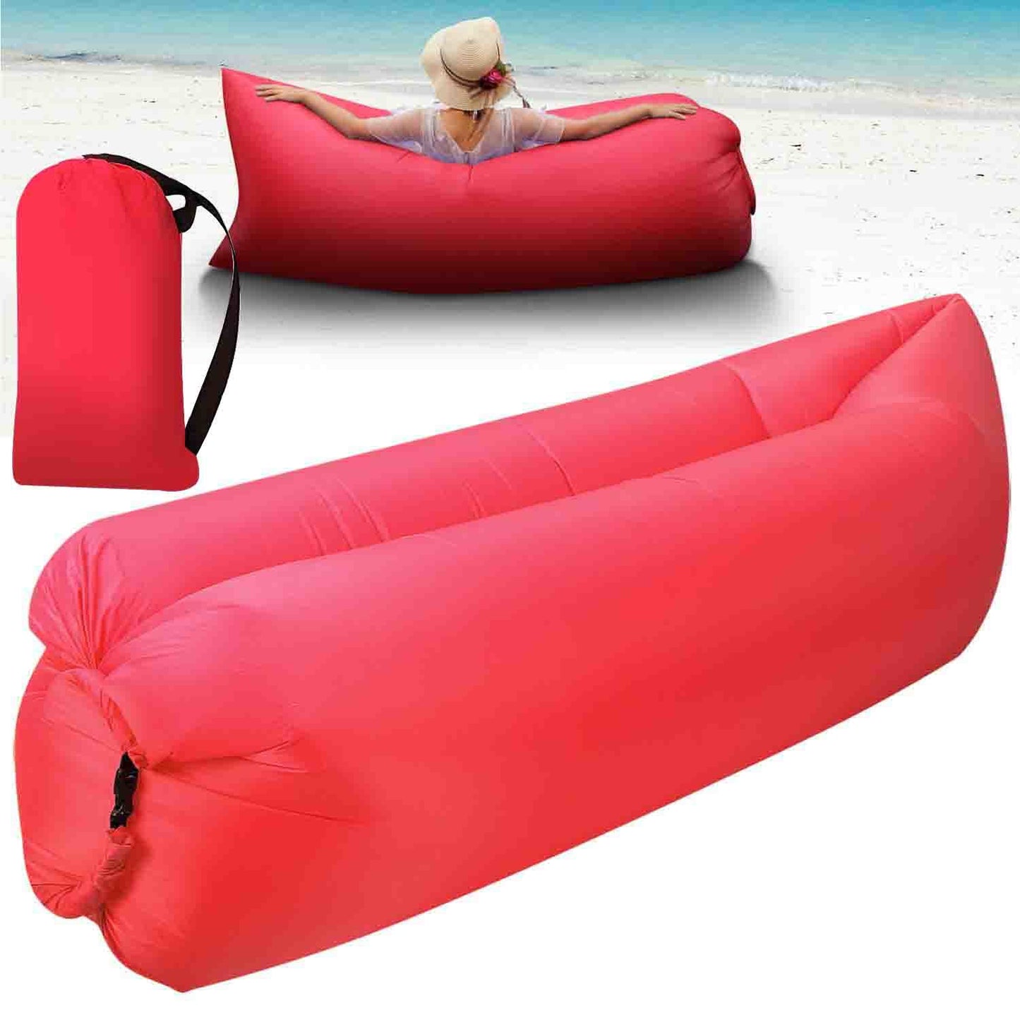 Inflatable Lounger Air Sofa - DragonHearth