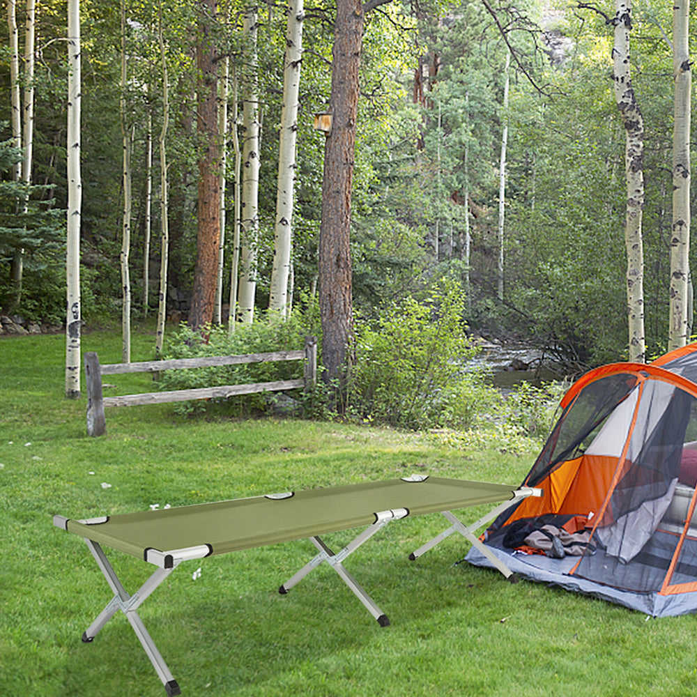 Folding Camping Cot with Carrying Bag - DragonHearth