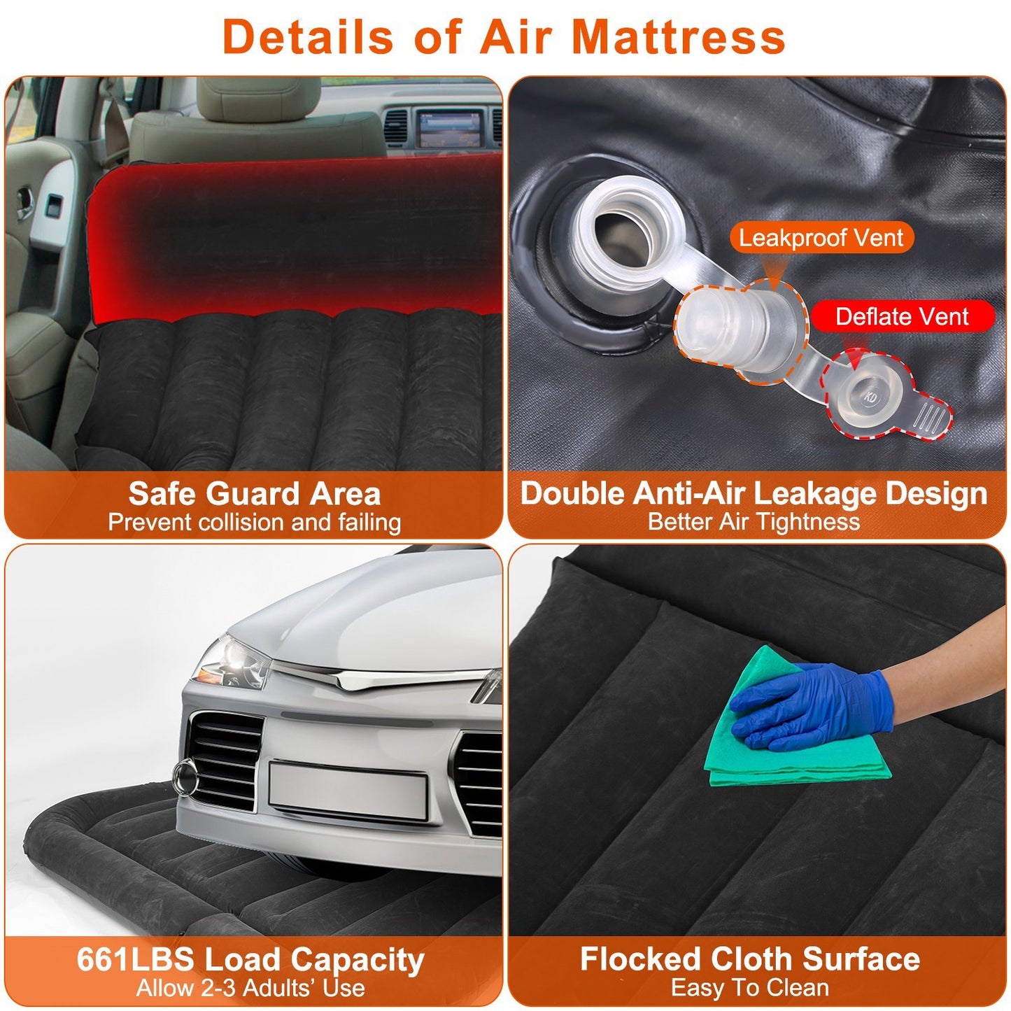 Inflatable SUV Air Mattress