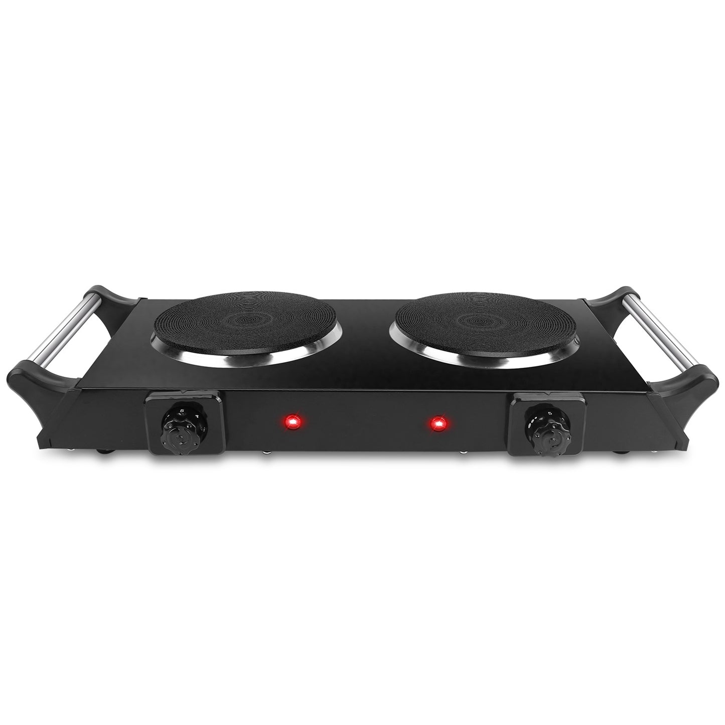 2000W Electric Dual Burner Portable Coil Heating Hot Plate Stove