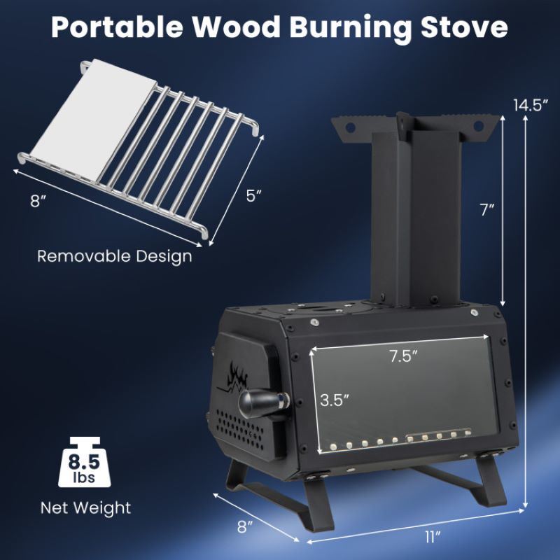 Portable Stove Fire Pit for Outdoor Traveling