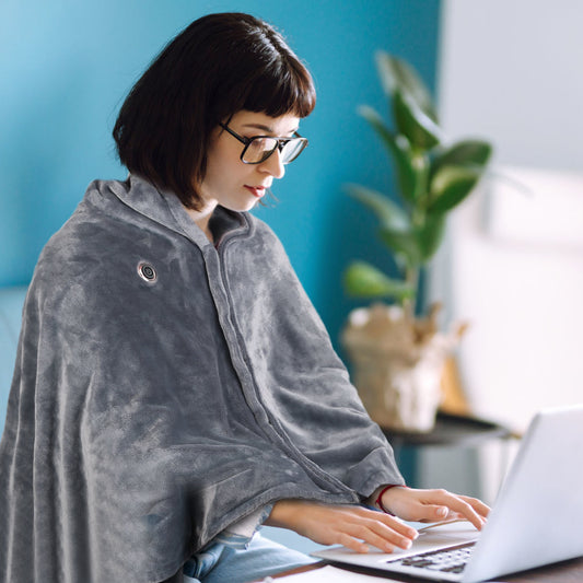 USB Heated Blanket with Zipper - Washable