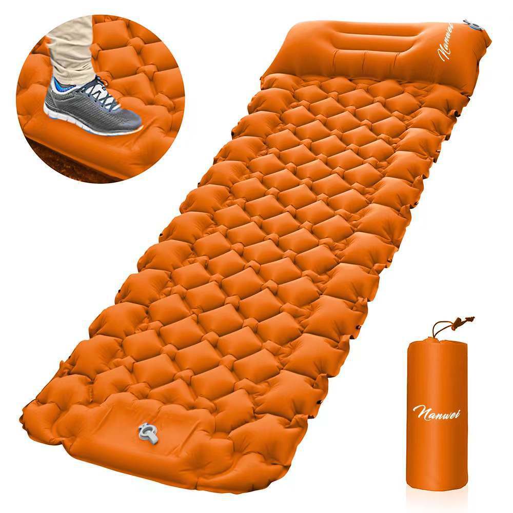 Outdoor inflatable pad - foot pedal - DragonHearth