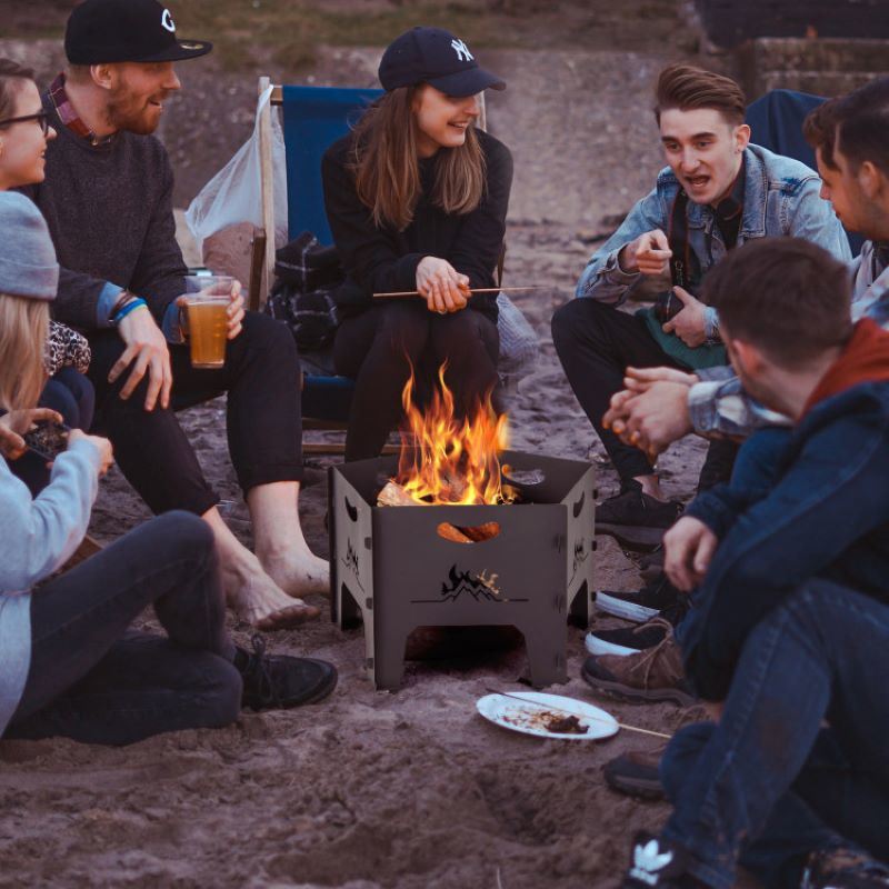 Portable Stove Fire Pit for Outdoor Traveling