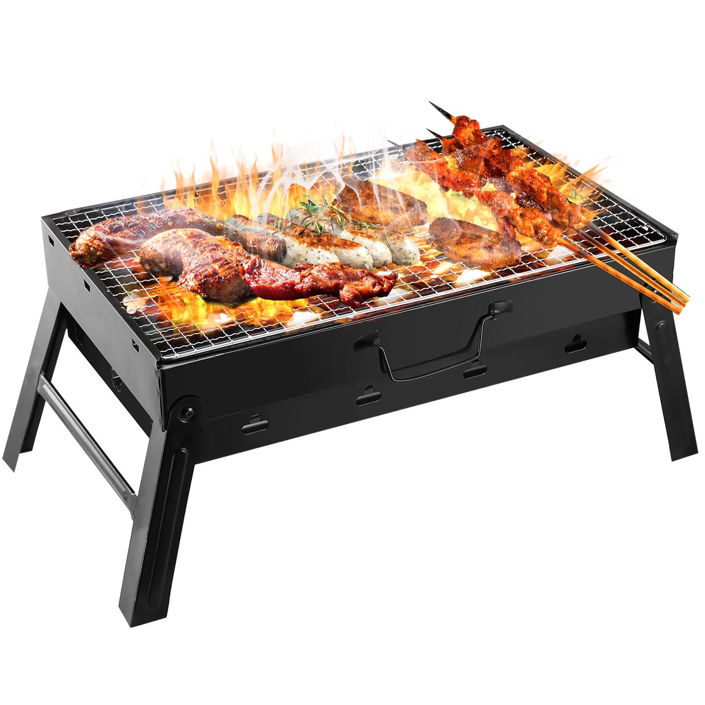 Foldable Portable BBQ Charcoal Grill