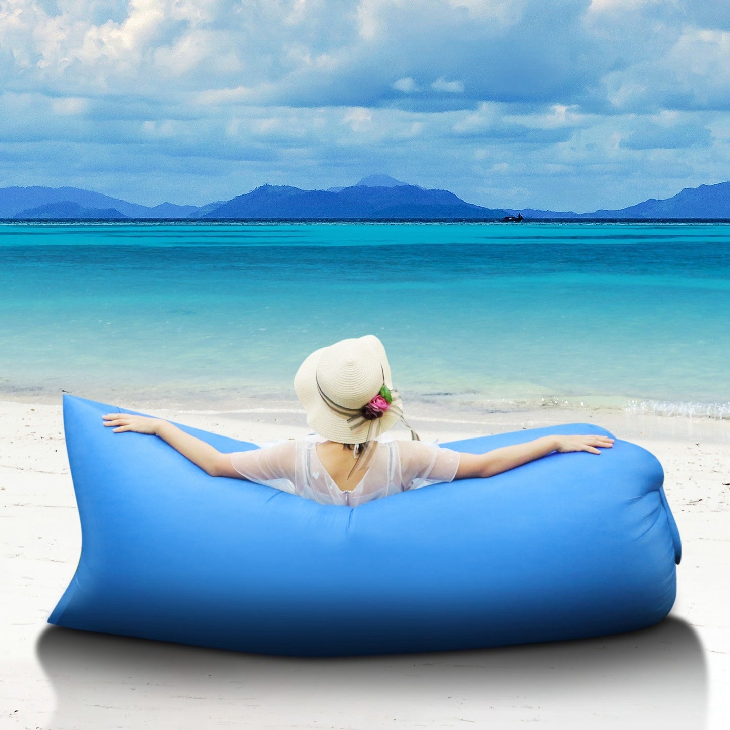 Inflatable Lounger Air Sofa - DragonHearth